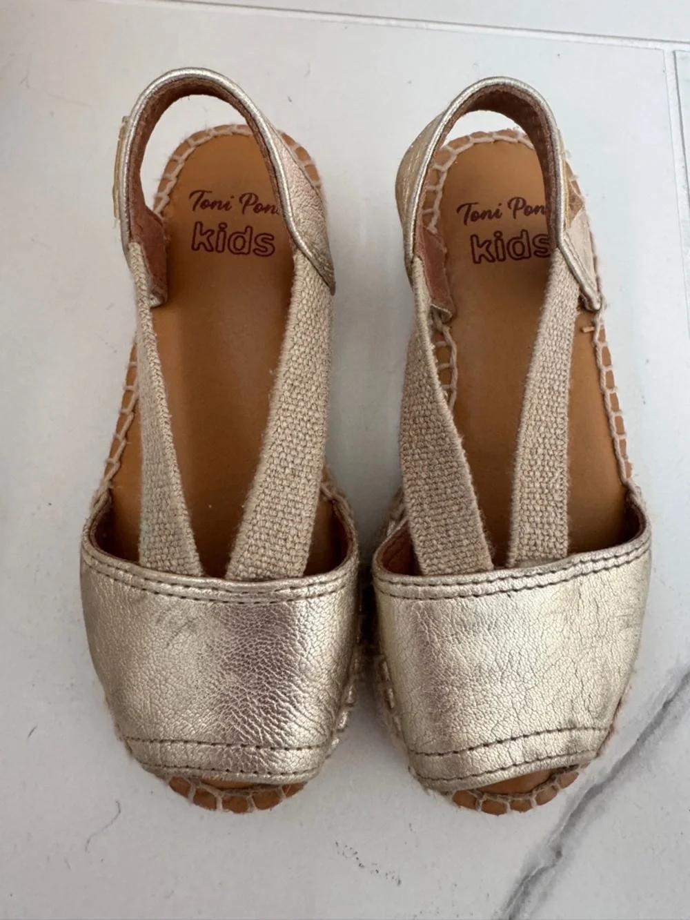 Girls' Eli-p Wedge Espadrilles Toni Pons - Sz 25 (8.5-9)